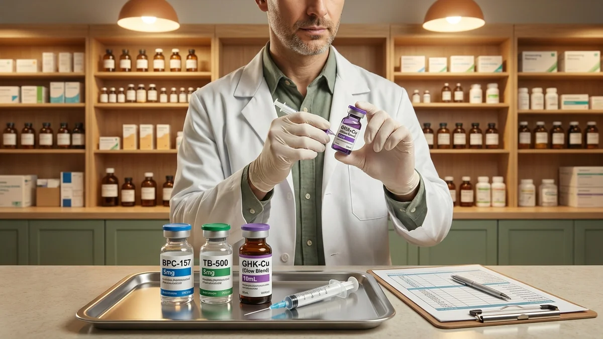 BPC-157, TB-500, GHK-Cu (Glow Blend) Results: What to Realistically Expect