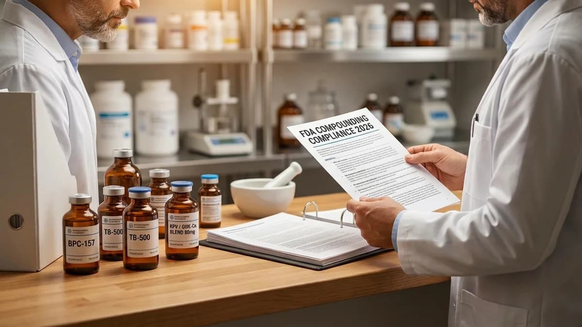 Is BPC-157, TB-500, KPV, GHK-Cu 80mg (Klow Blend) Legal? FDA Status and Regulations Explained (2026)