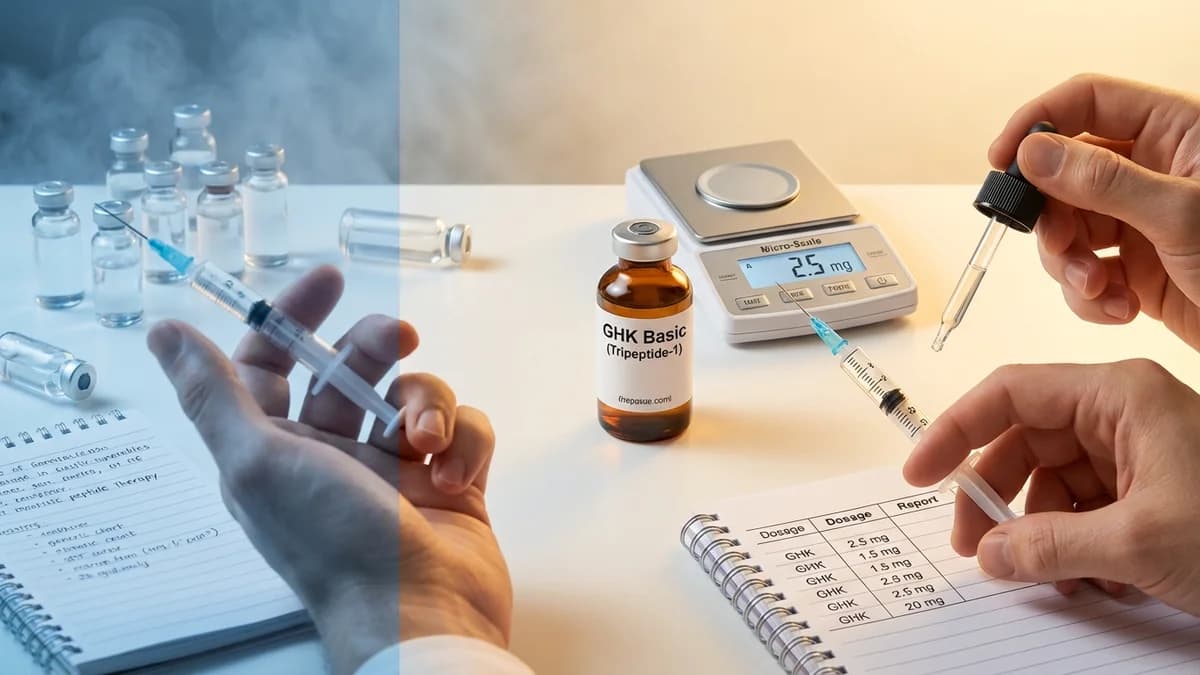 GHK Basic (Tripeptide-1) Dosage Guide: How Much Should You Take? (2026)