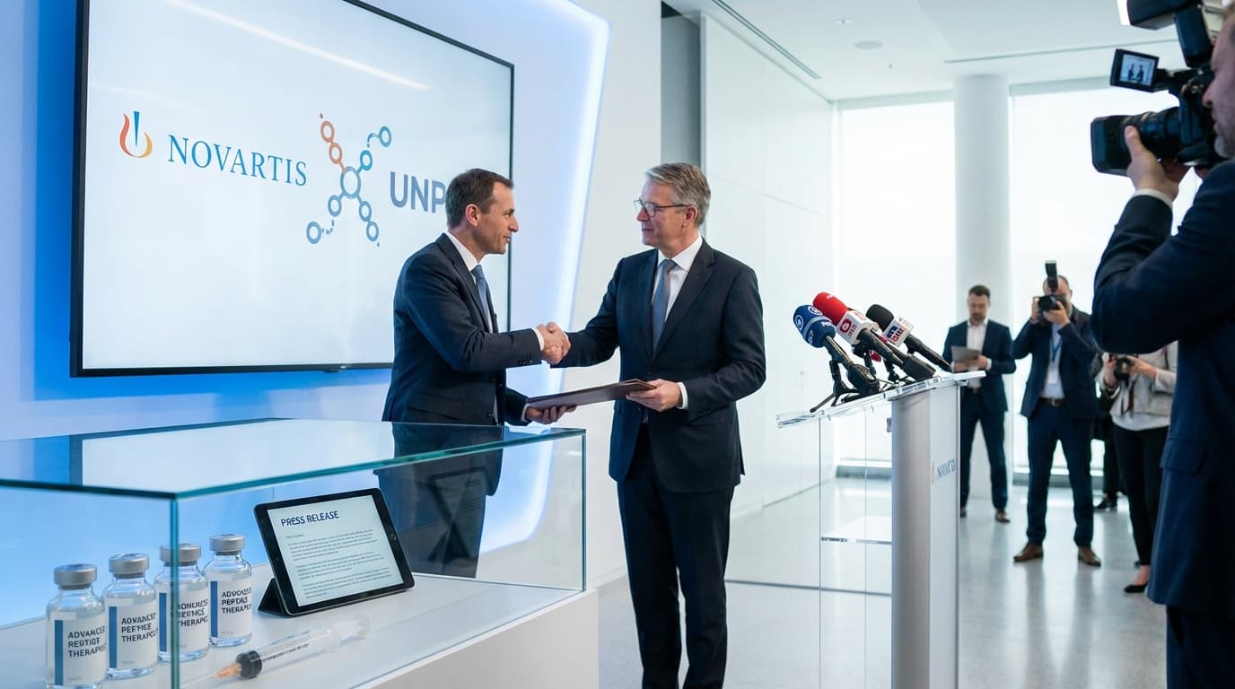 Novartis Secures Licensing Agreement with UNP for Advanced Peptide Therapeutics