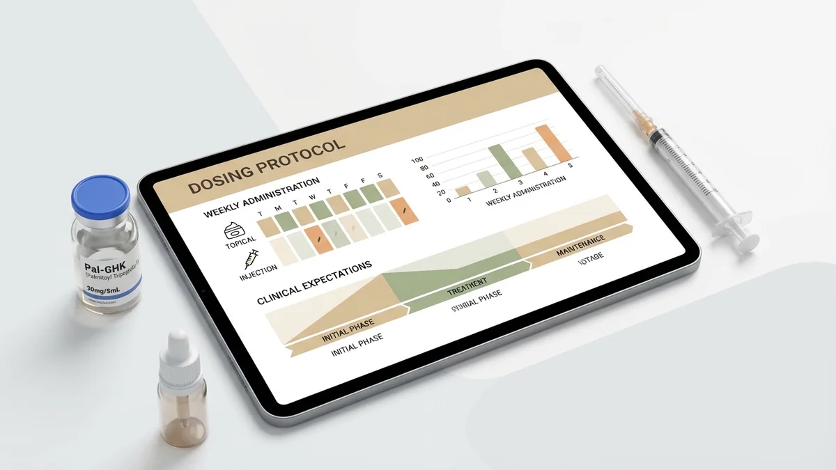 Pal-GHK (Palmitoyl Tripeptide-1) Dosing: What Clinics Prescribe and What to Expect