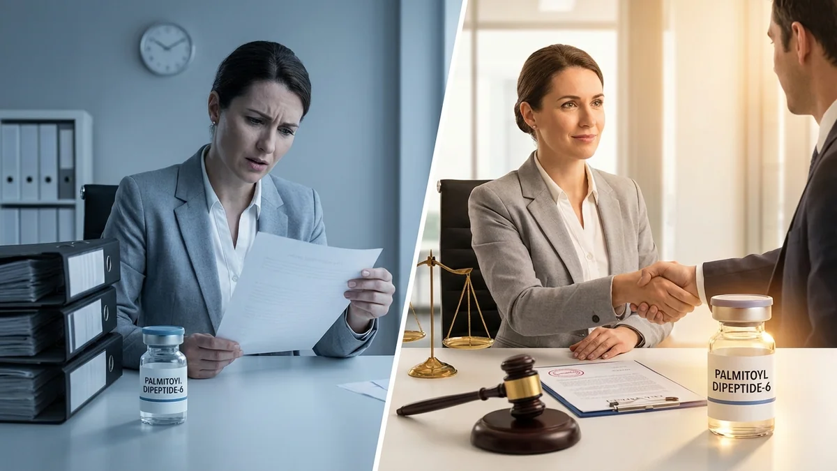 Is Palmitoyl Dipeptide-6 Legal? FDA Status and Regulations Explained (2026)