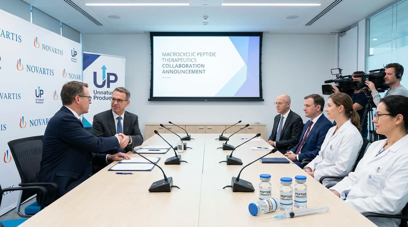 Unnatural Products and Novartis Collaborate on Macrocyclic Peptide Therapeutics